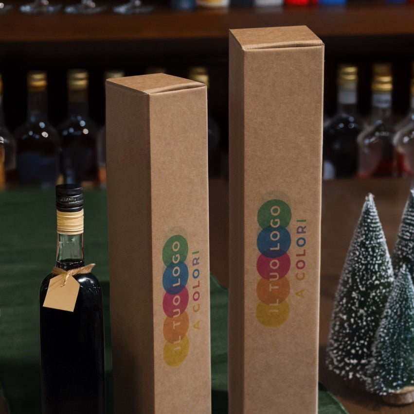 Scatola per Liquori Personalizzabile a colori, 1 Bottiglia