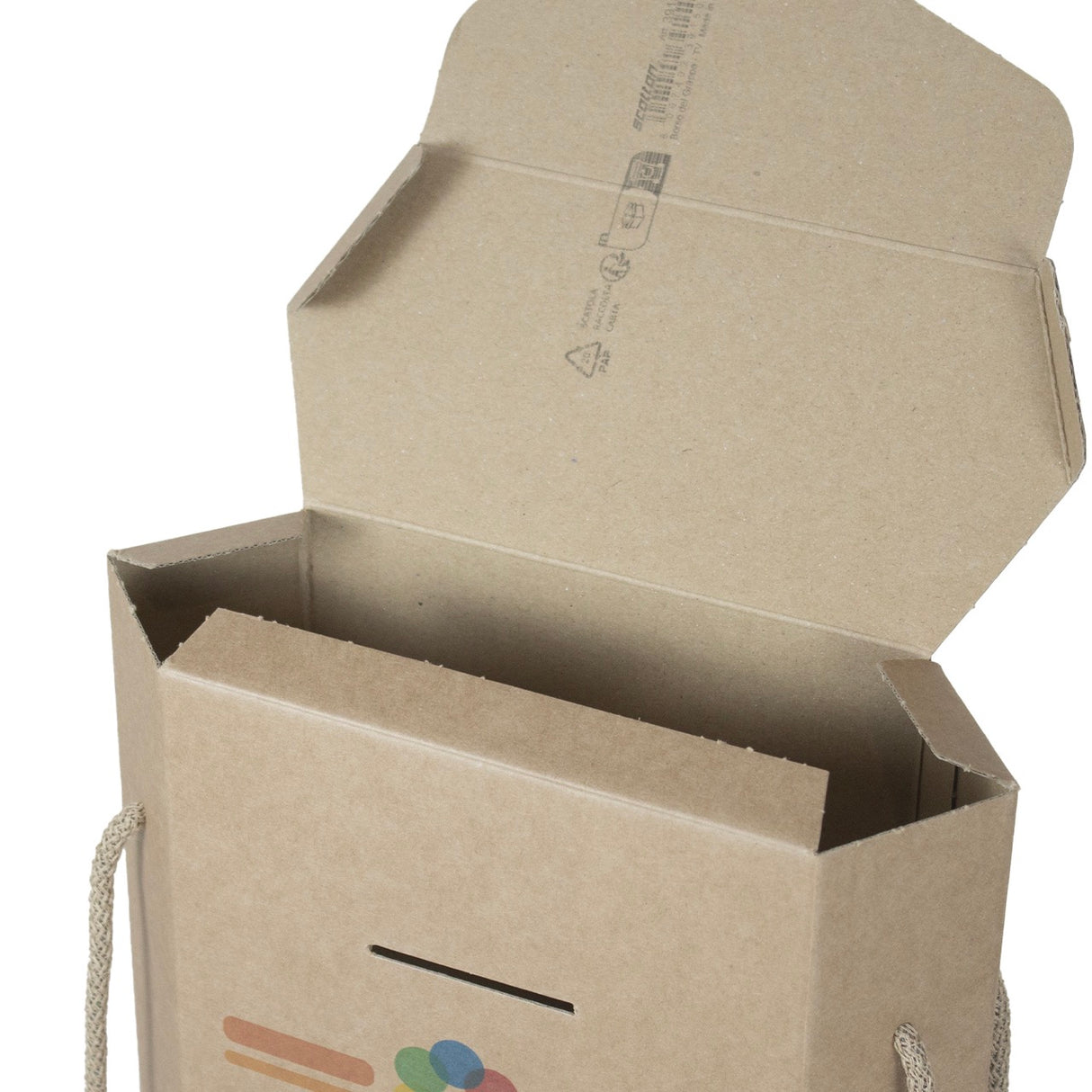 Scatola Portabottiglie Segreto Esagono Personalizzata a Colori