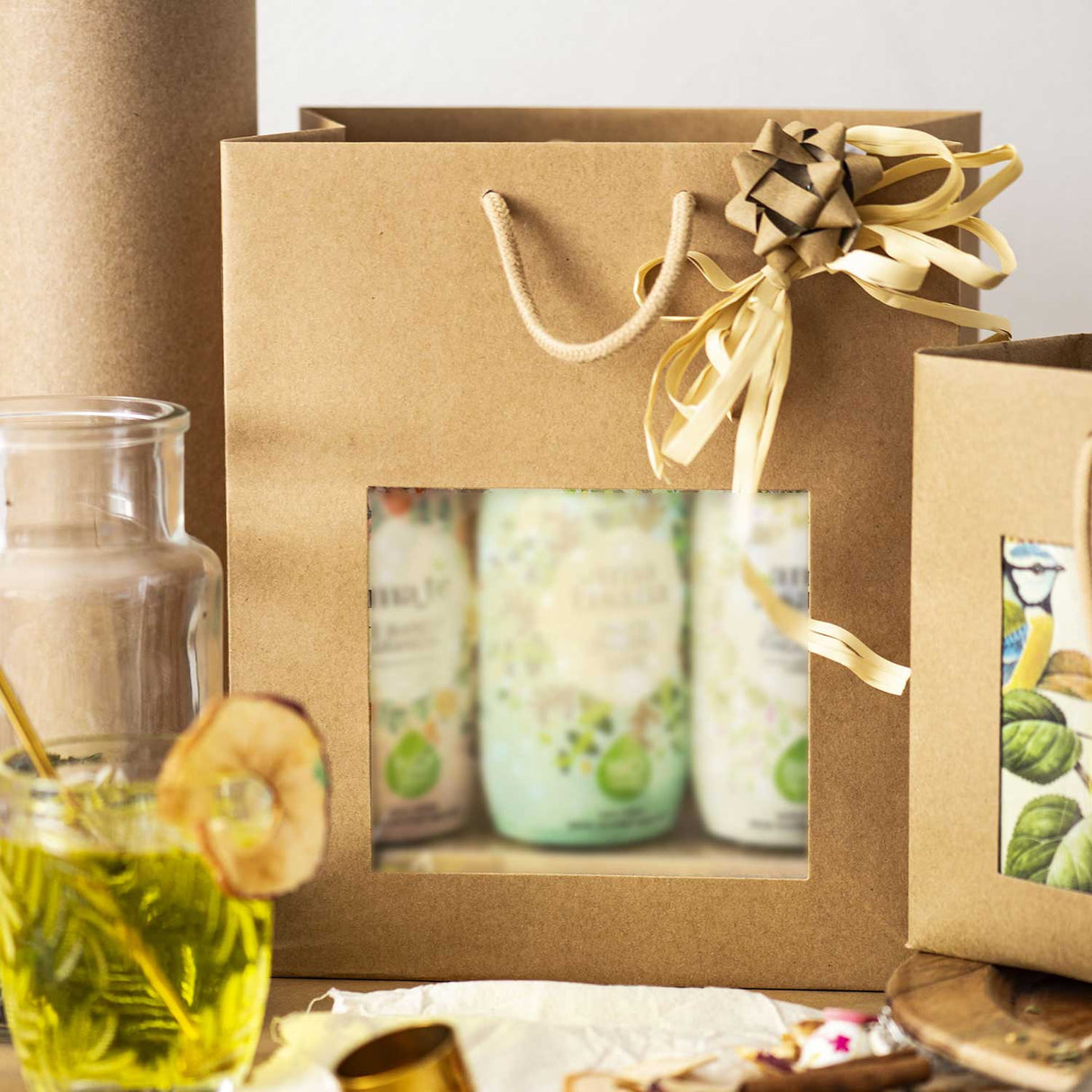 Shopper Carta Kraft Lusso c/finestra