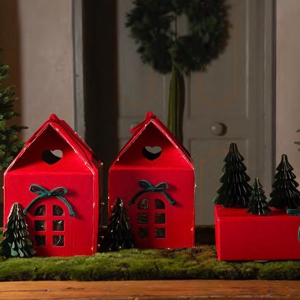 Casetta con Cordini Rossa