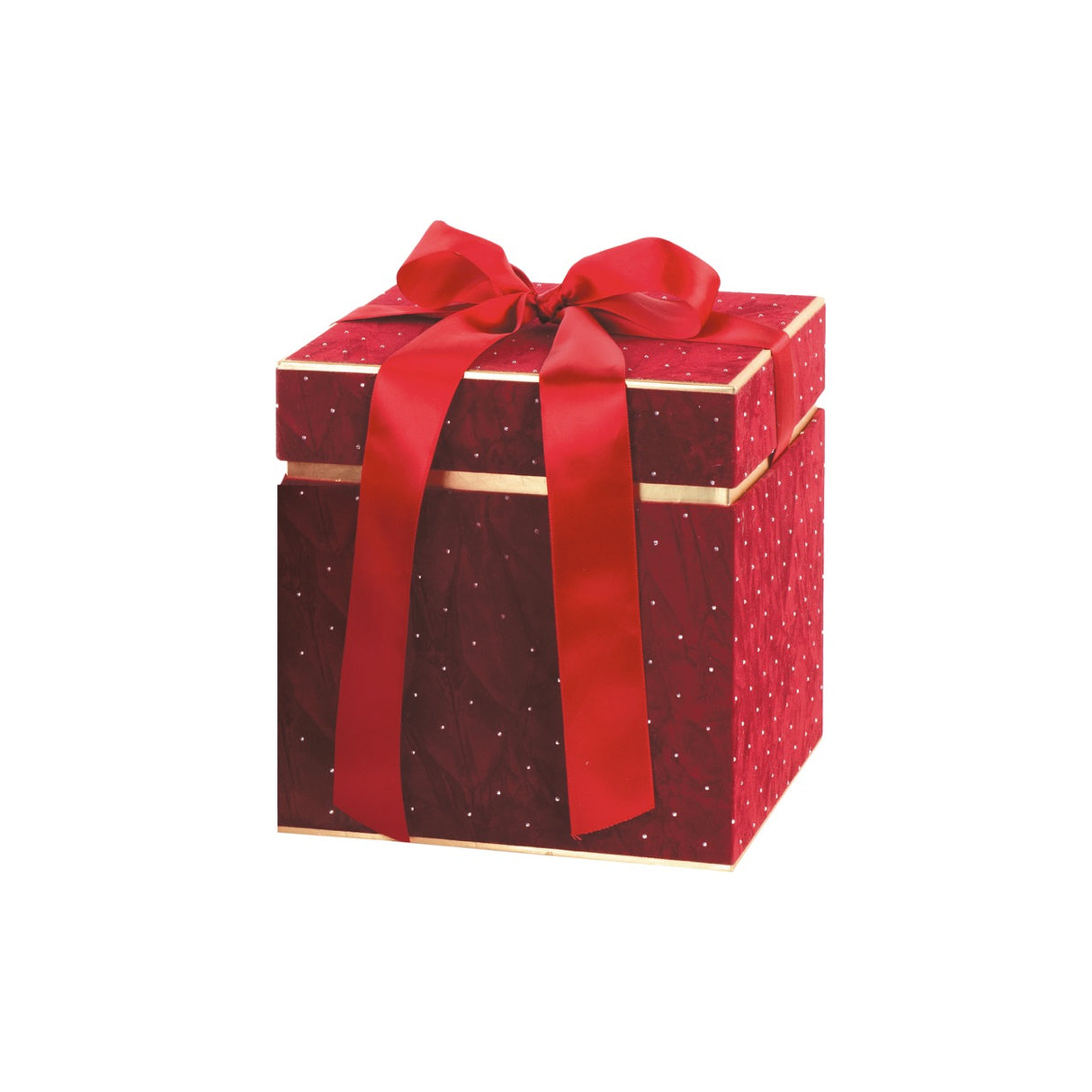 Set 2 Scatole Elegance di Velluto con Fiocco