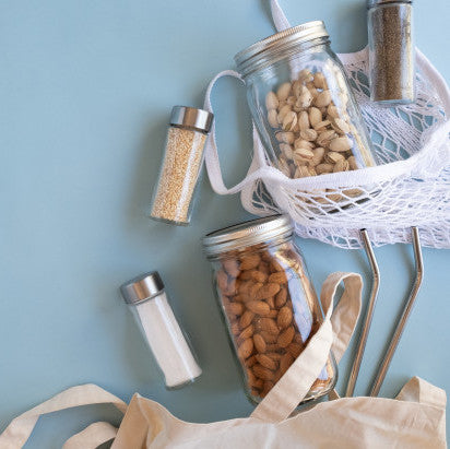 Barattolo Plastica Trasparente con Coperchio