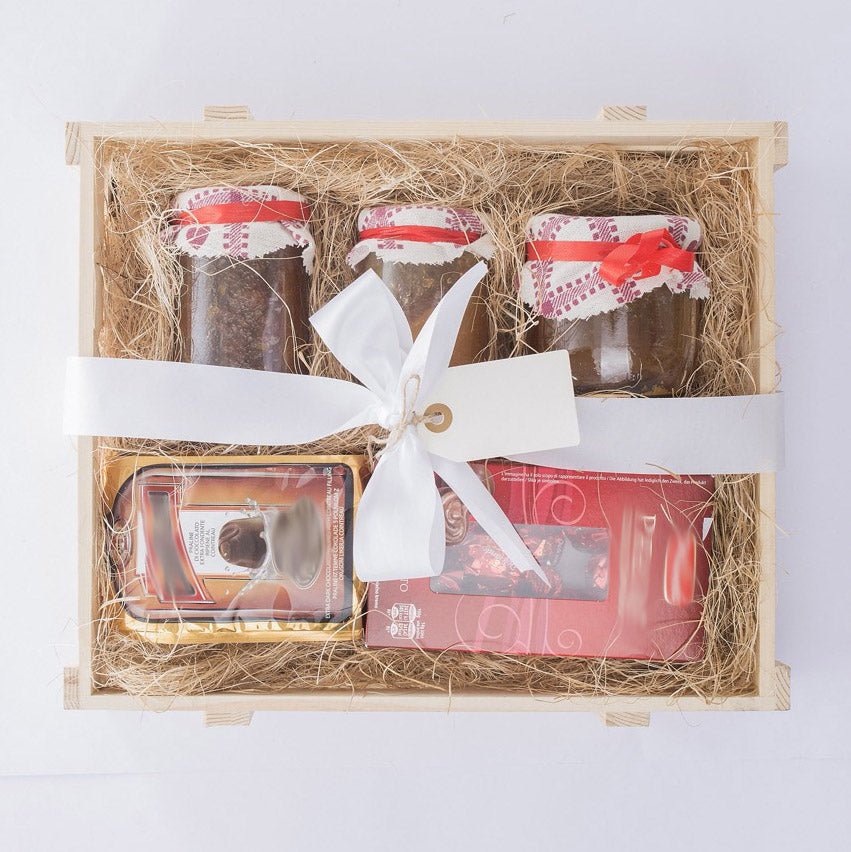 Cassetta Cesto Regalo Legno Naturale