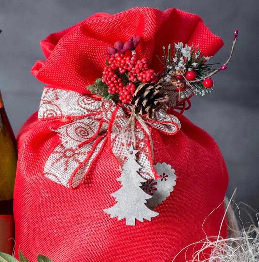 Sacco Portapanettone Tessuto Canvas