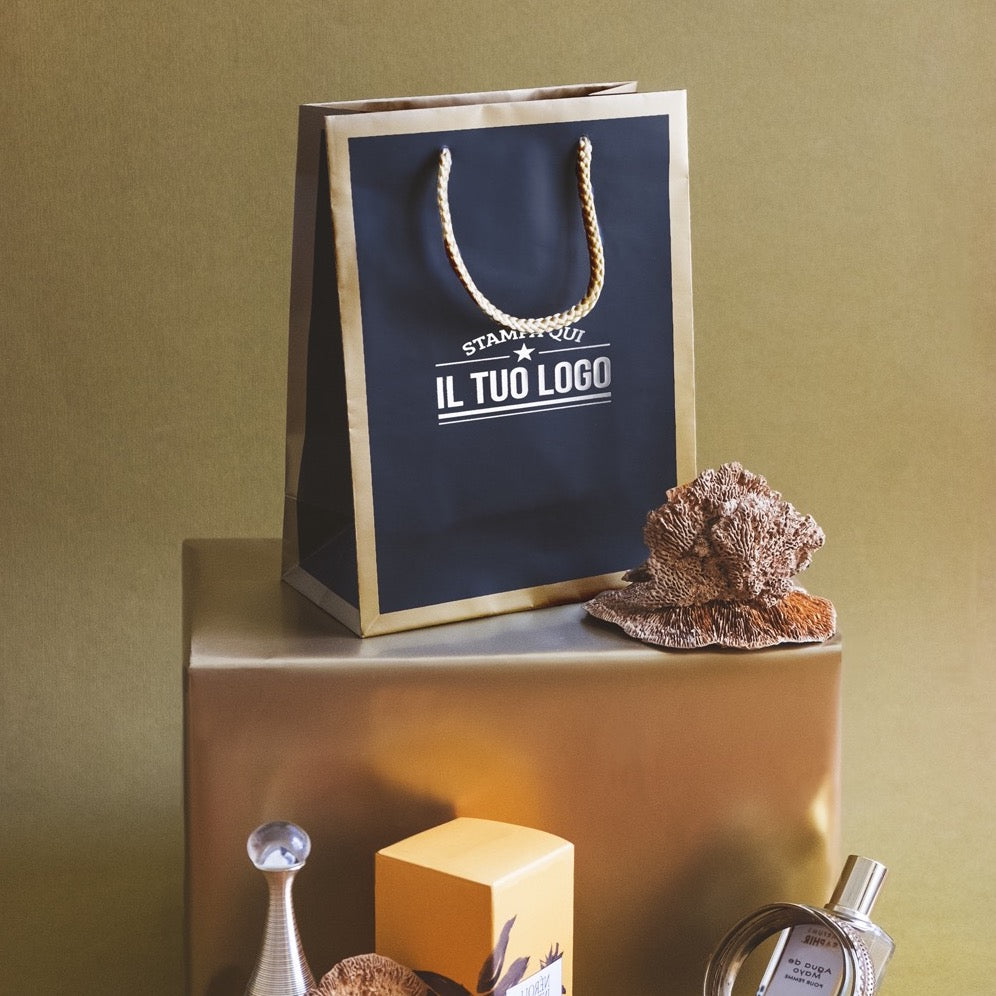 Shopper Cornice Gold Personalizzabile