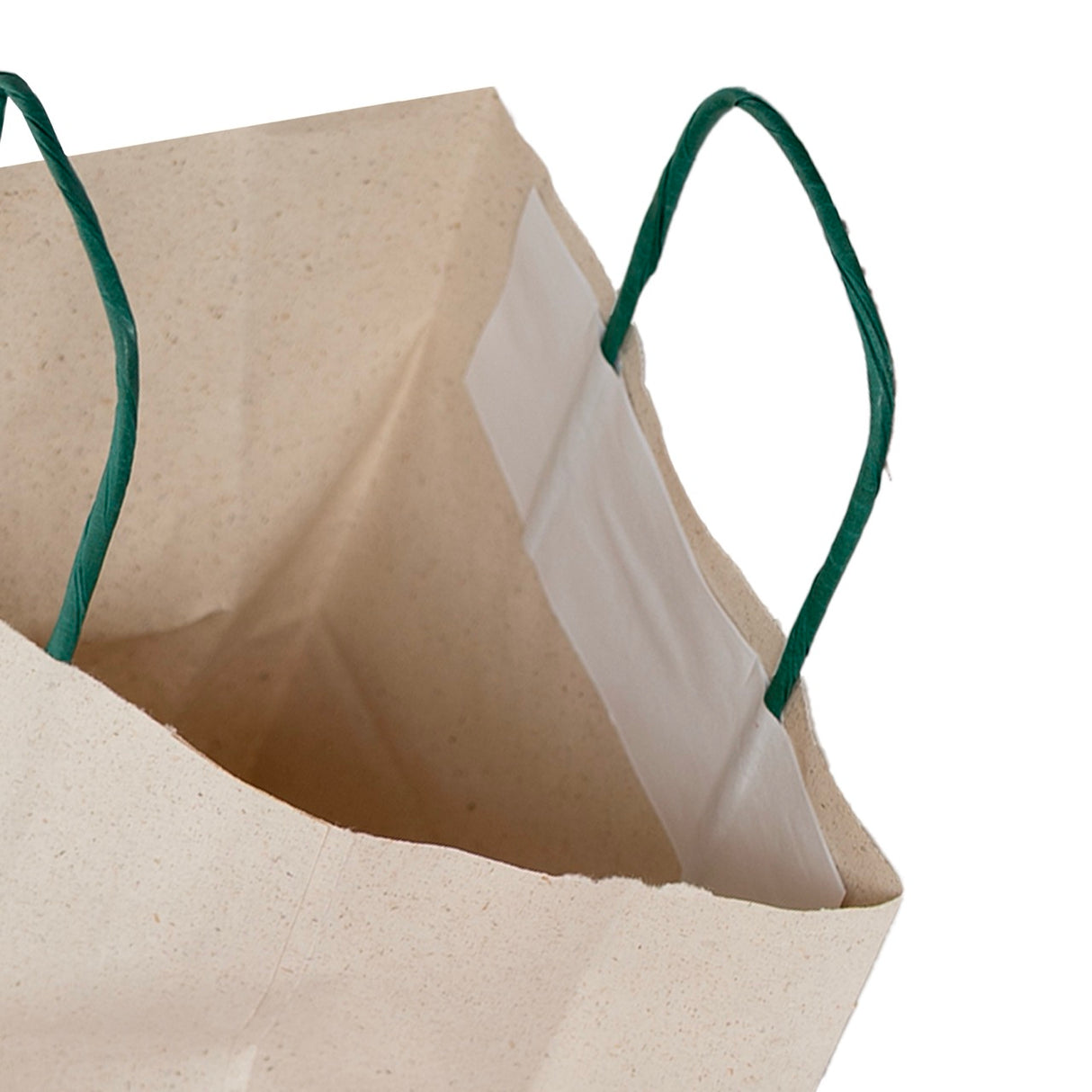 Buste Shopper Carta Erba con Manici in Carta Ritorta
