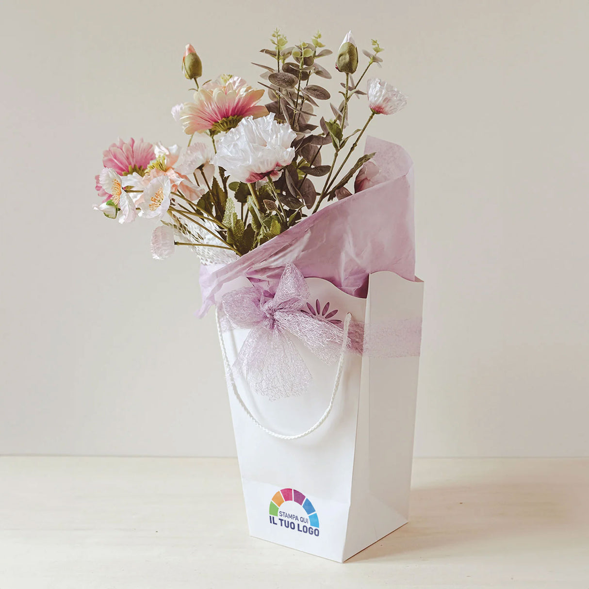 Shopper per Piante 210gr Personalizzaile con interno PE