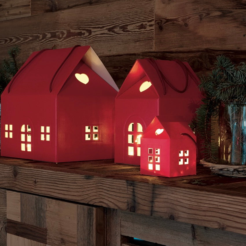 Casetta con Cordini Rossa