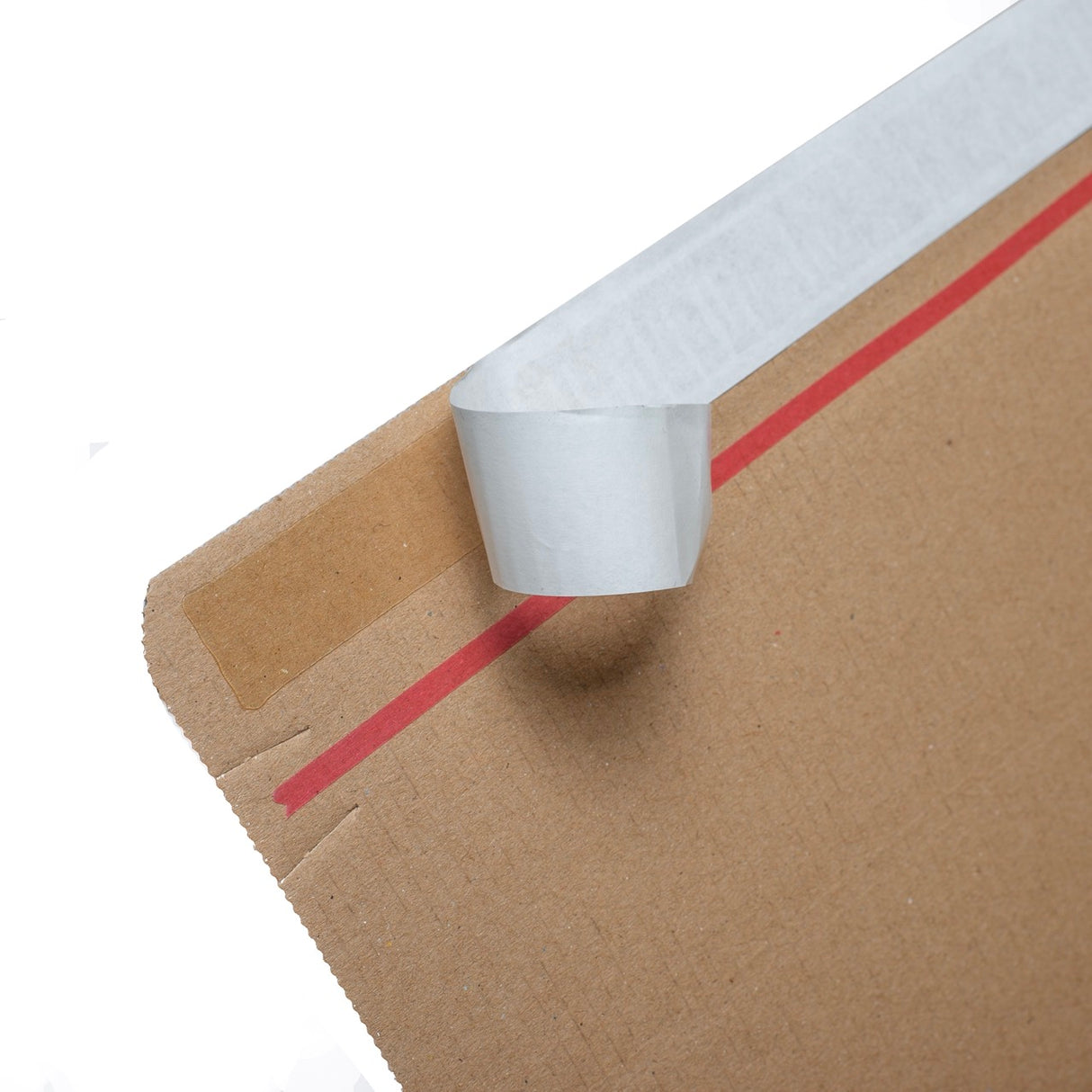 Scatola con Chiusura Adesiva e Fondo Automontante Avana