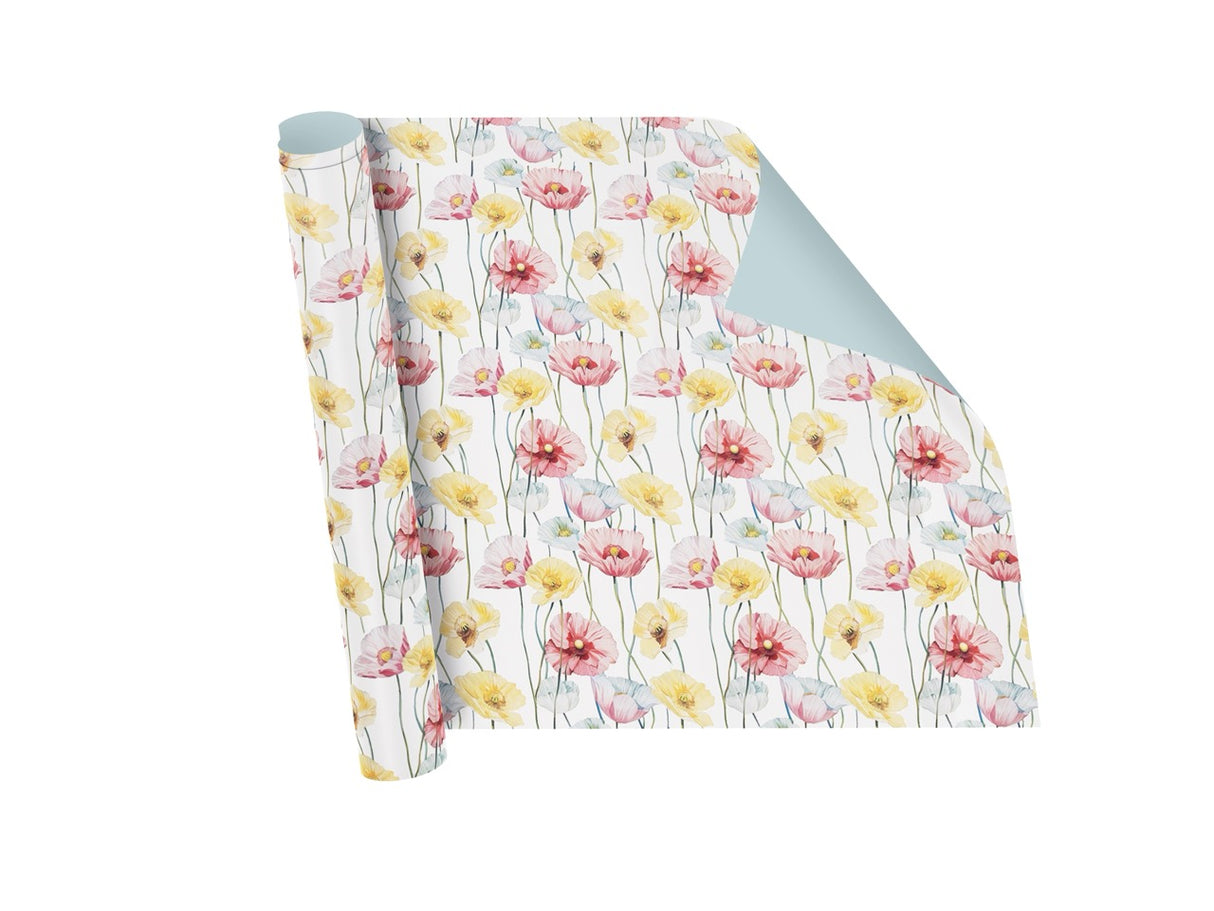 Bobina per Confezioni Fantasia Papavero mt 25x1