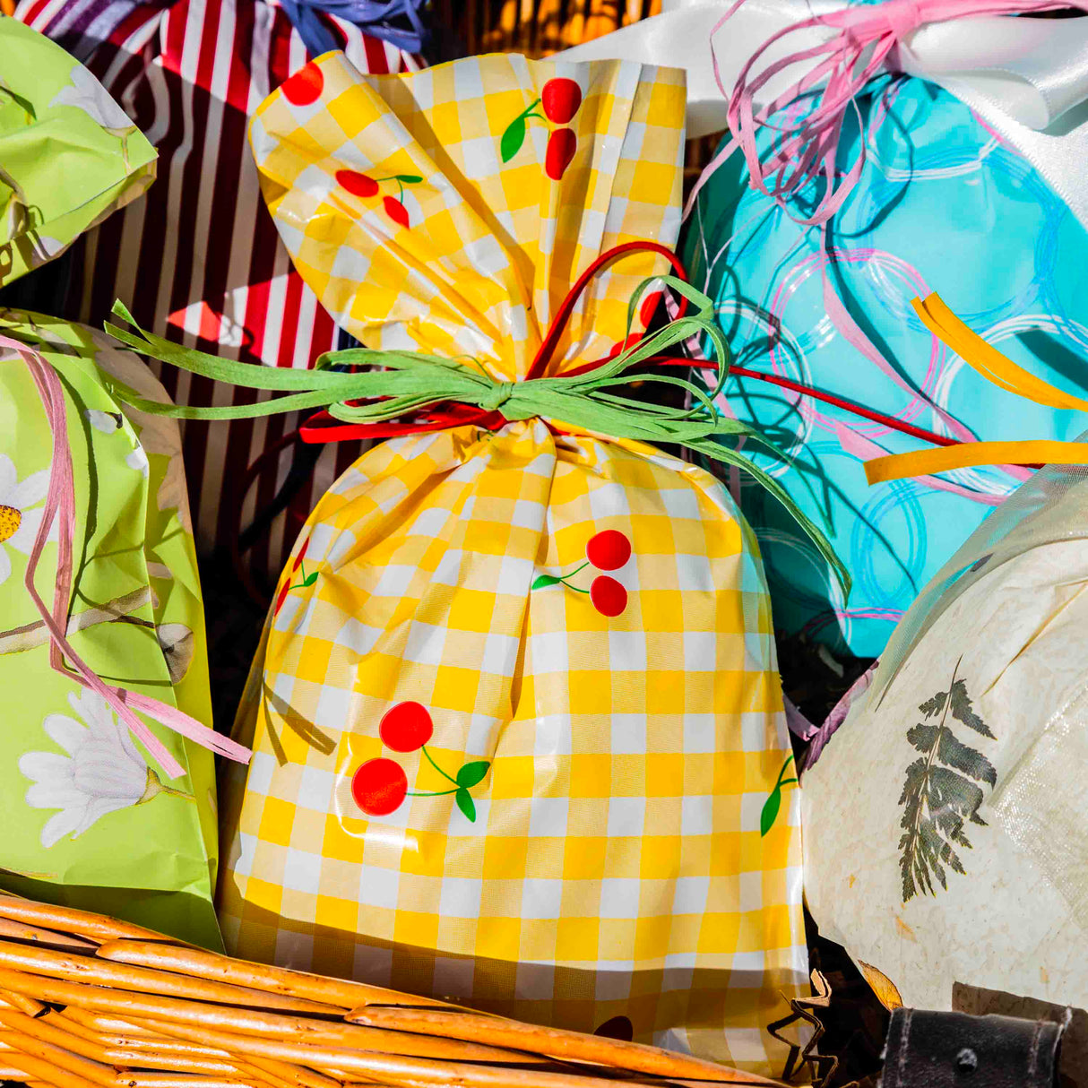 Buste Regalo Quadretti e Ciliegie
