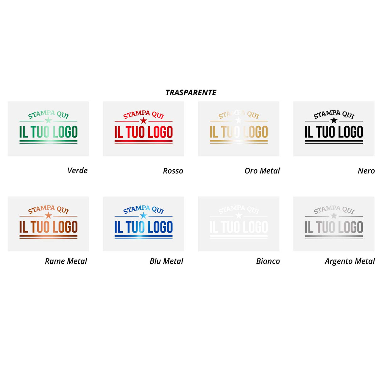 Etichette Rettangolari Personalizzate