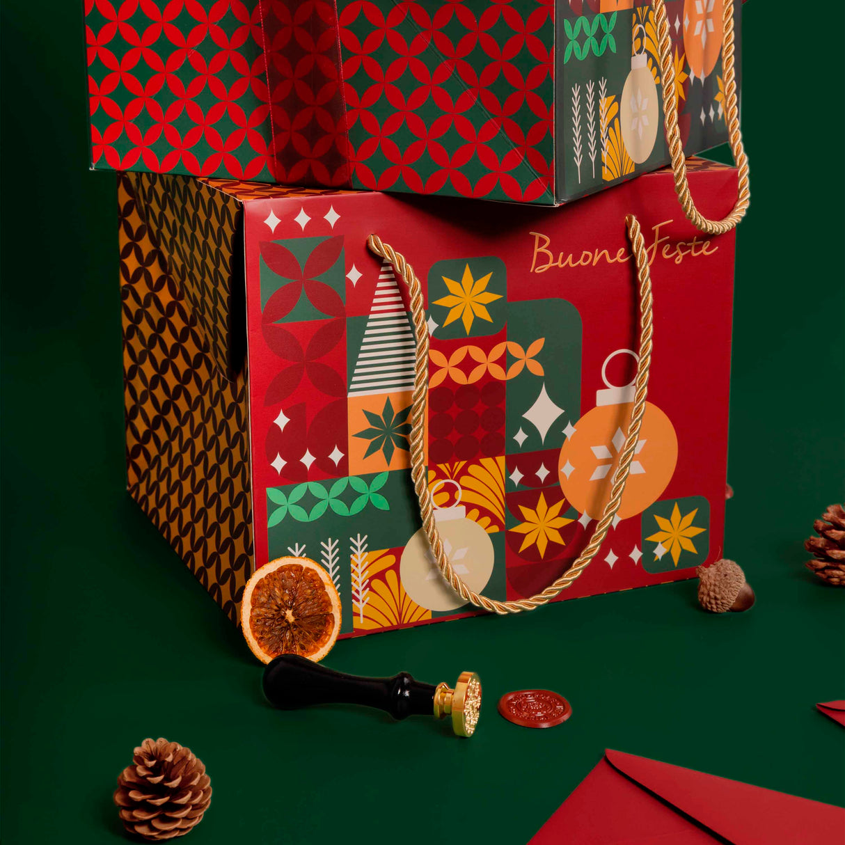 Sac Box Village Joyeuses Fêtes