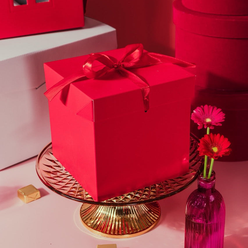 Scatole Regalo con Nastro Raso