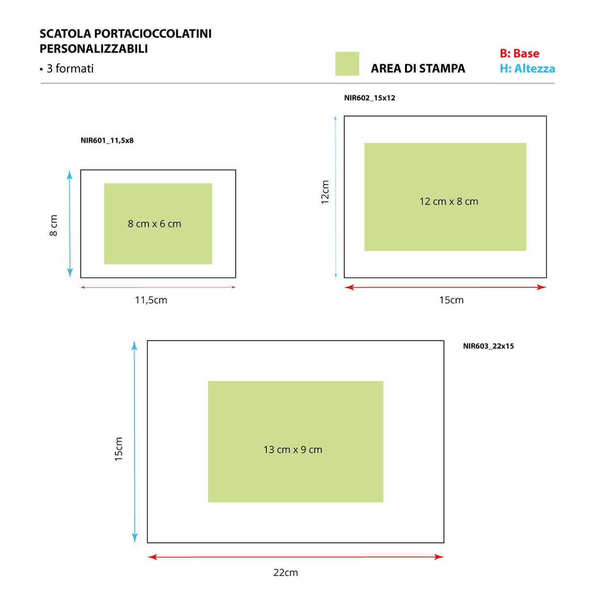Scatola Portacioccolatini Personalizzabili
