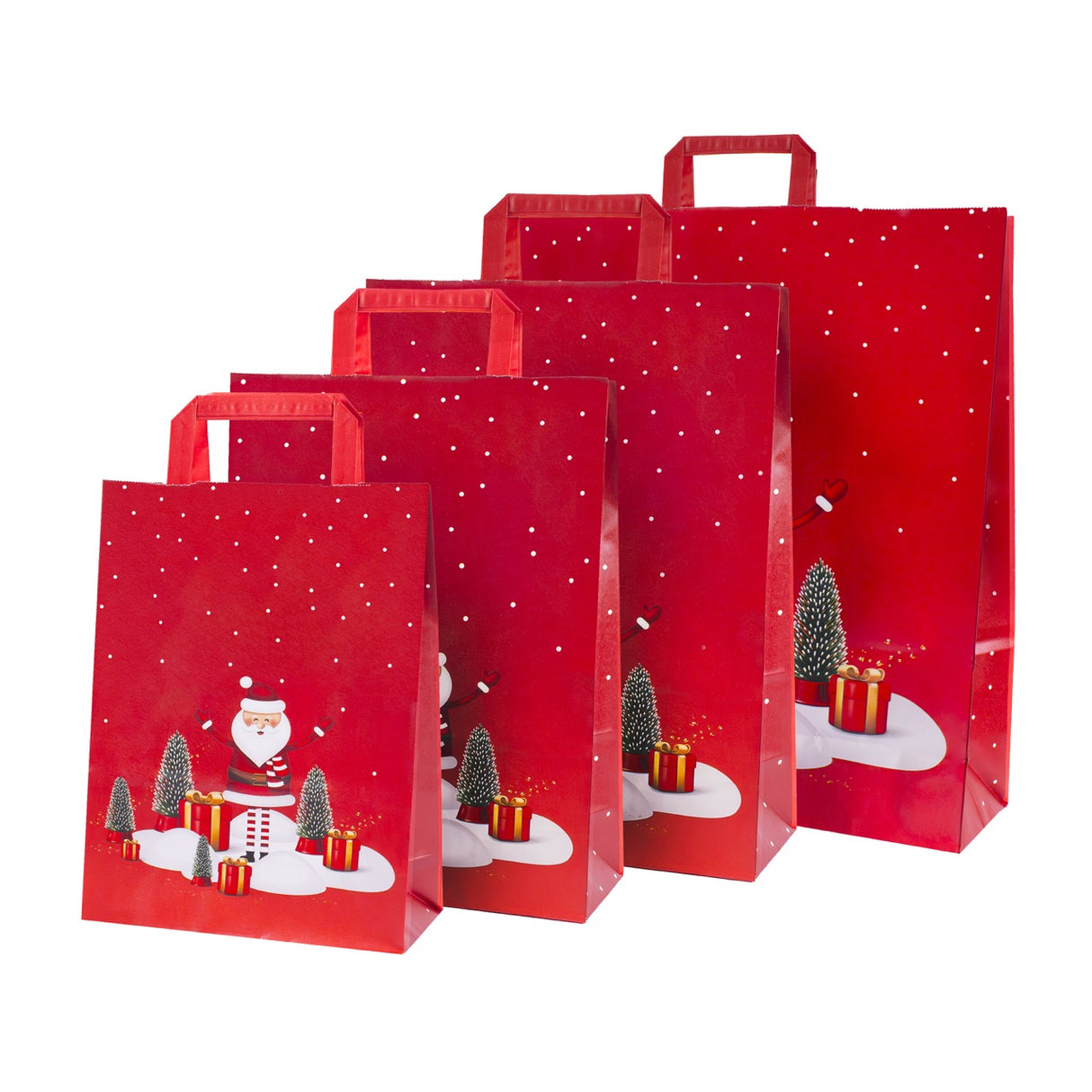 Shopper Natalizia Fantasia Santa Claus