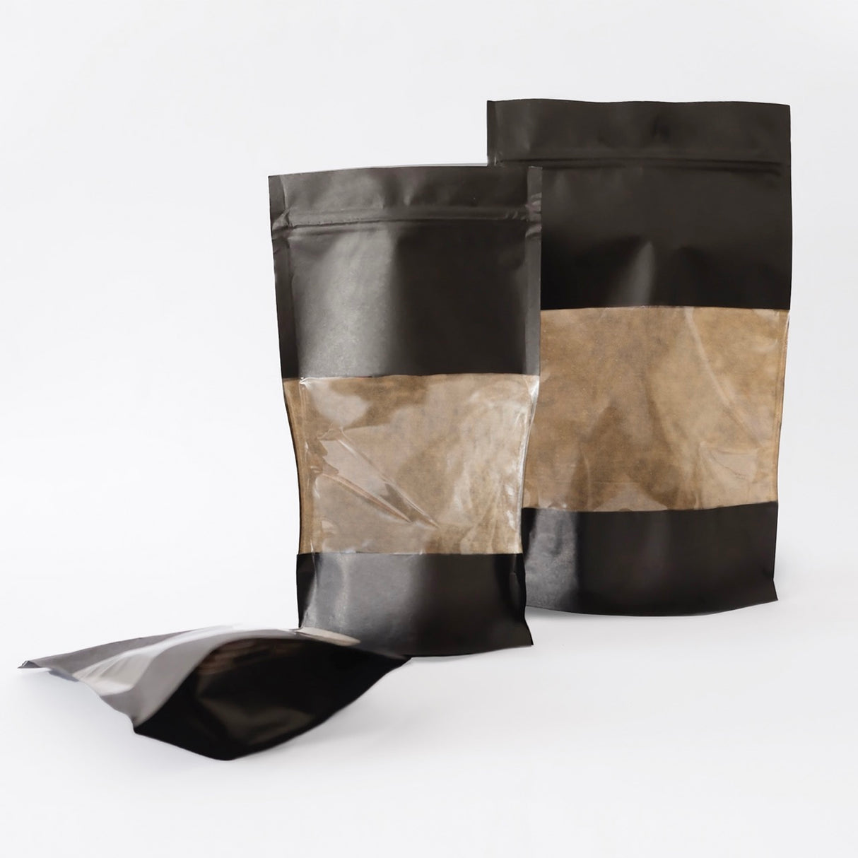 Sacchetti Doypack con Finestra e Zip, per Alimenti