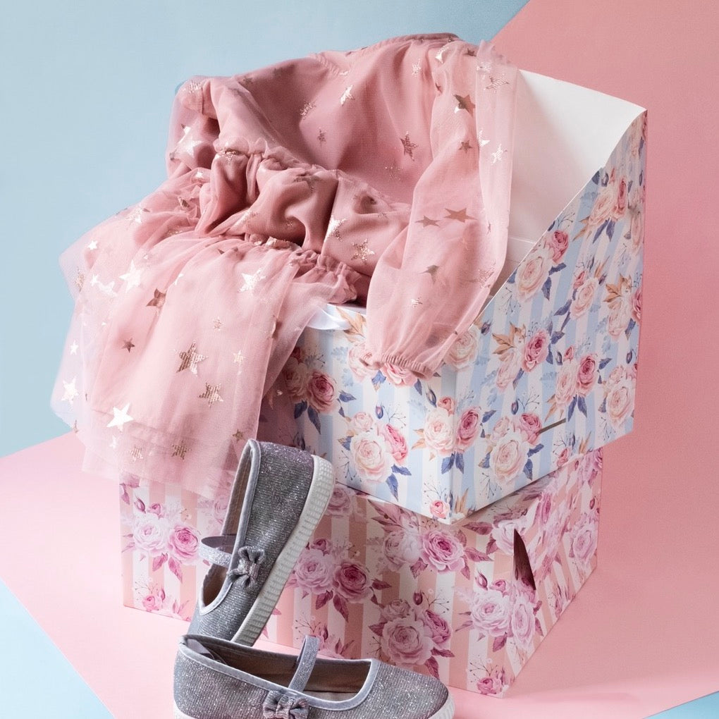 Bag Box Rose Shabby Chic Mix