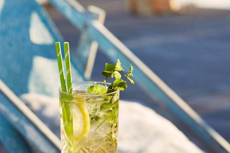 Cannucce carta verdi in stampa 100% biodegradabile