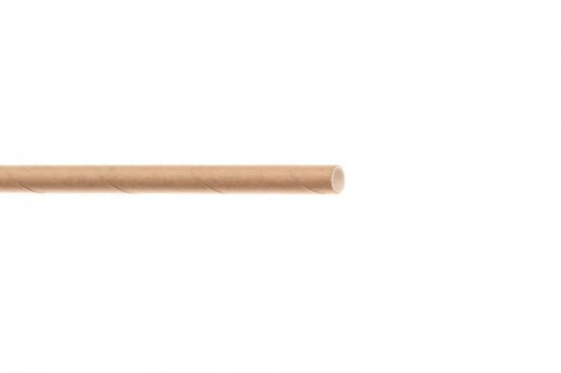 Cannucce carta Kraft in biodegradabili confezione sacchetto