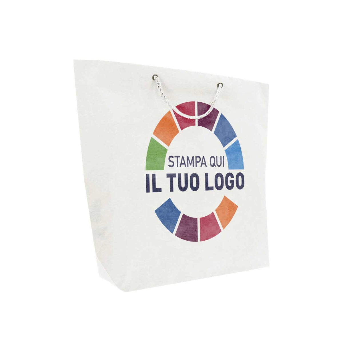 Shopper Carta Cemento Personalizzata a Colori