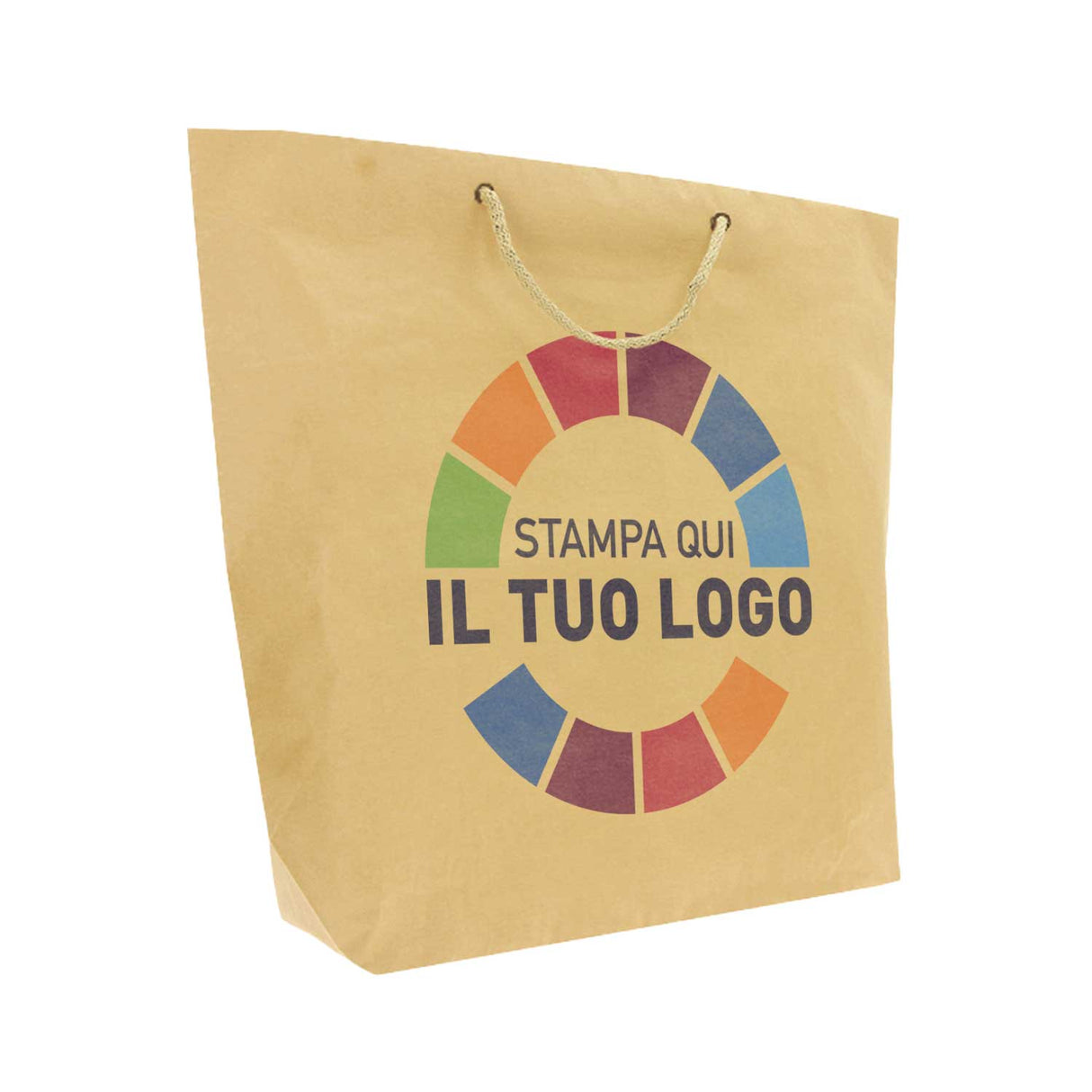 Shopper Carta Cemento Personalizzata a Colori