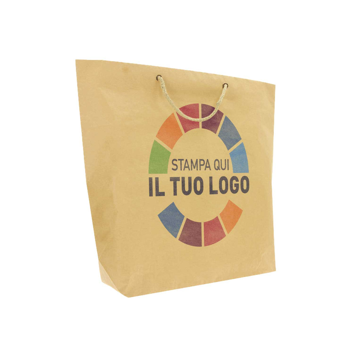 Shopper Carta Cemento Personalizzata a Colori