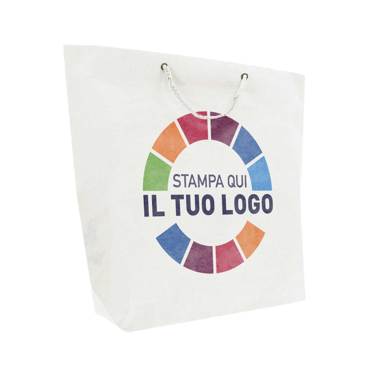 Shopper Carta Cemento Personalizzata a Colori