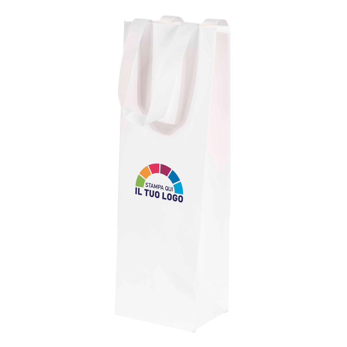 Shopper Portabottiglia Elegance Personalizzabile - Stampa Digitale CMYK