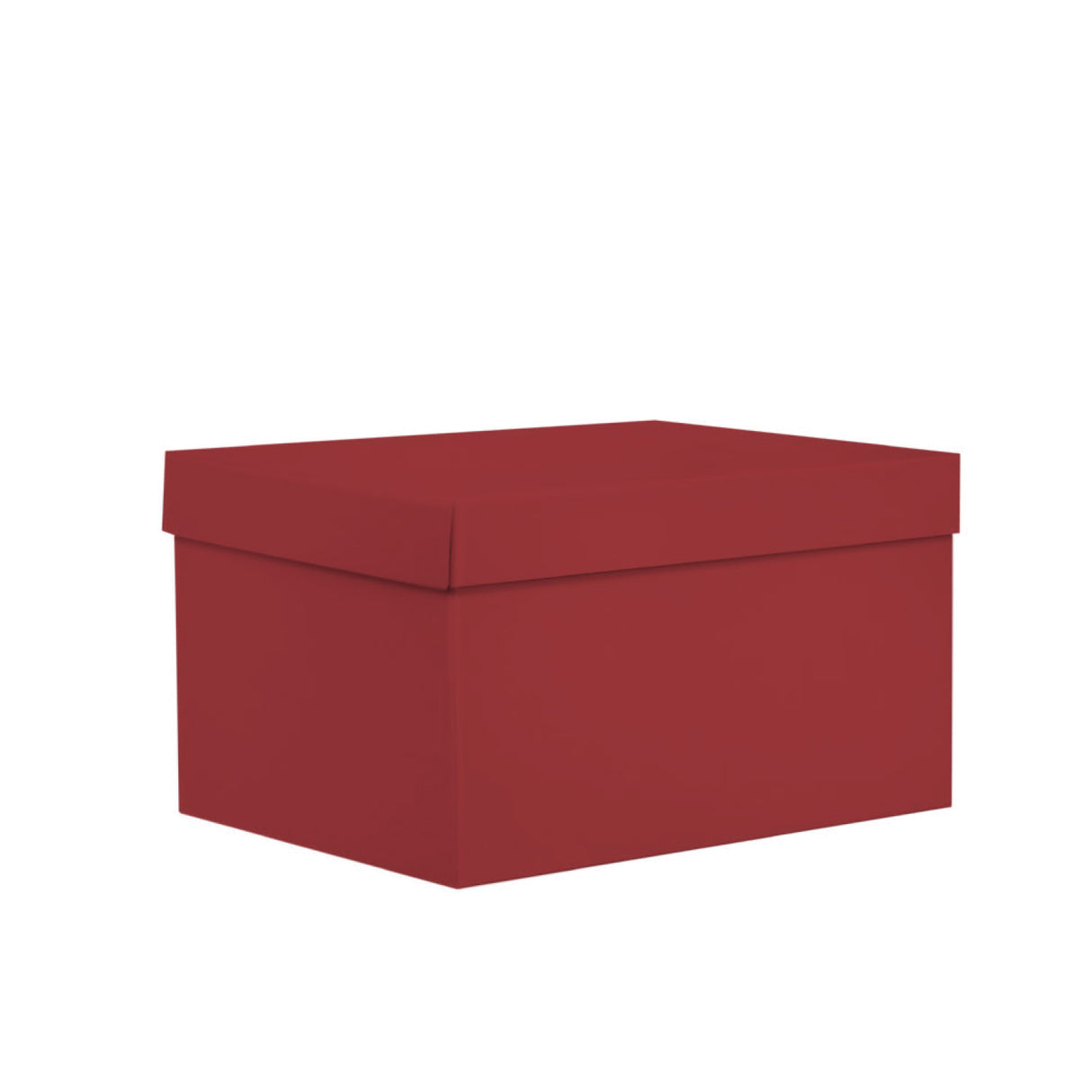 Scatole Regalo Rettangolari Fondo e Coperchio Rosso