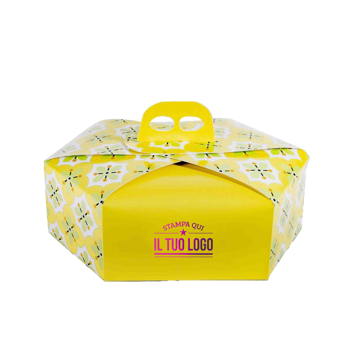 Scatola colomba esagonale Fiori personalizzabile