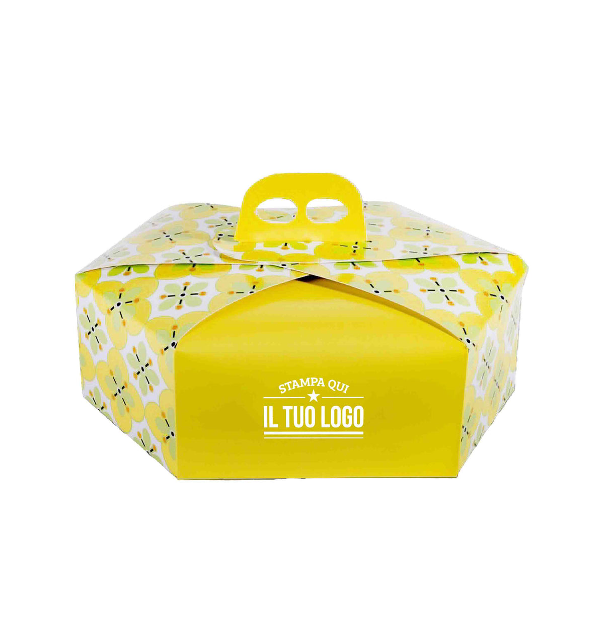 Scatola colomba esagonale Fiori personalizzabile