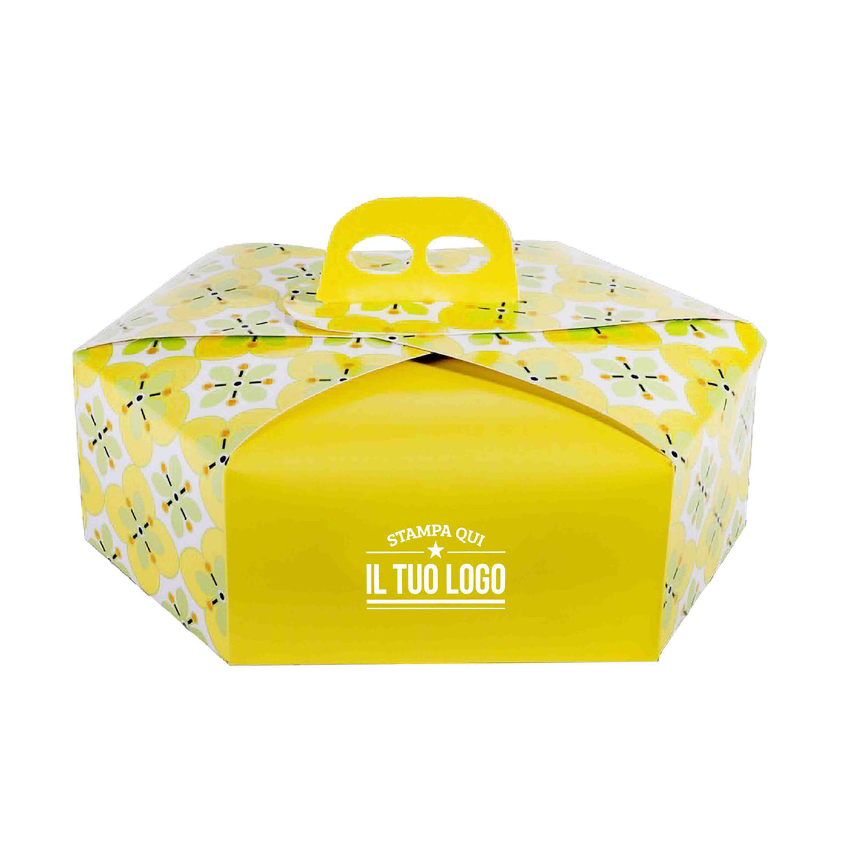 Scatola colomba esagonale Fiori personalizzabile