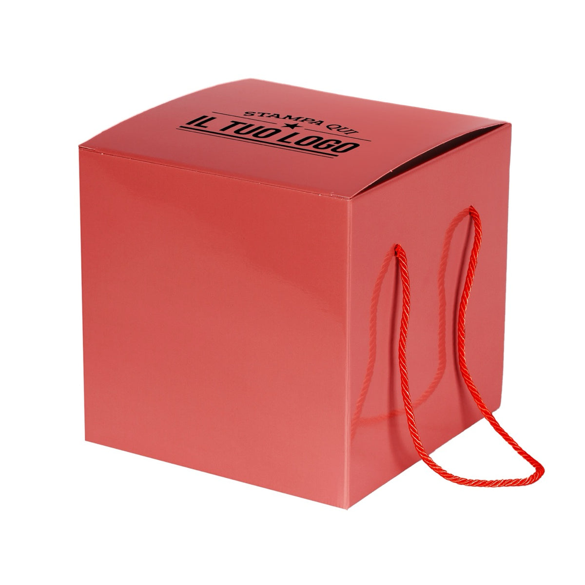 Boîte à panettone haute brillante 1 kg personnalisable