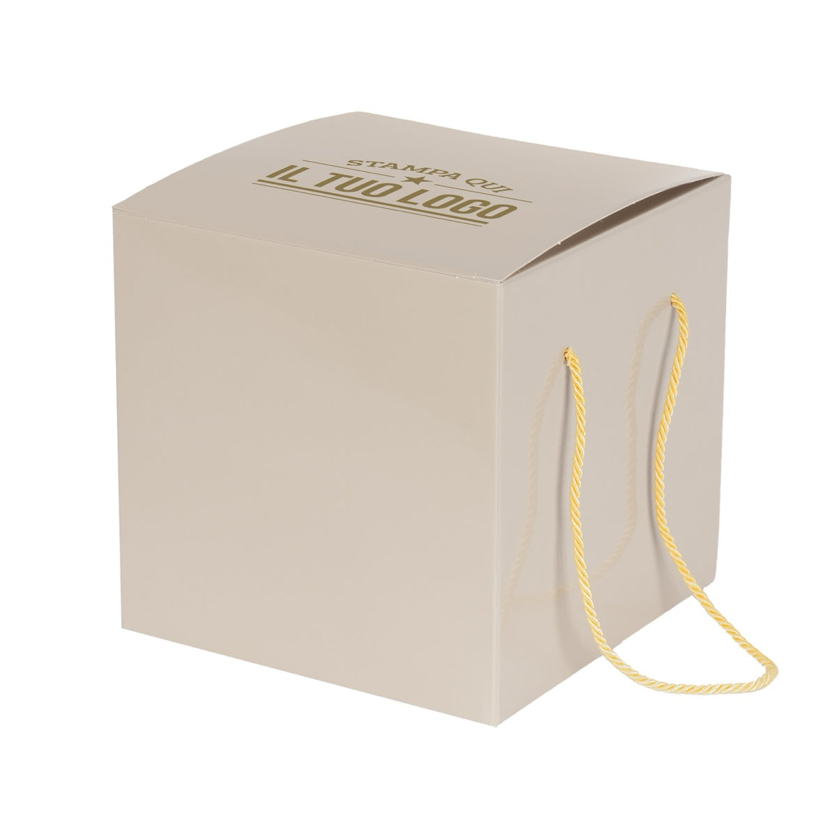 Boîte à panettone haute brillante 1 kg personnalisable