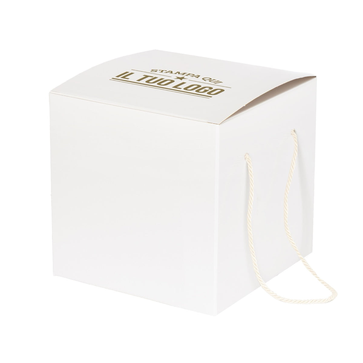Boîte à panettone haute brillante 1 kg personnalisable