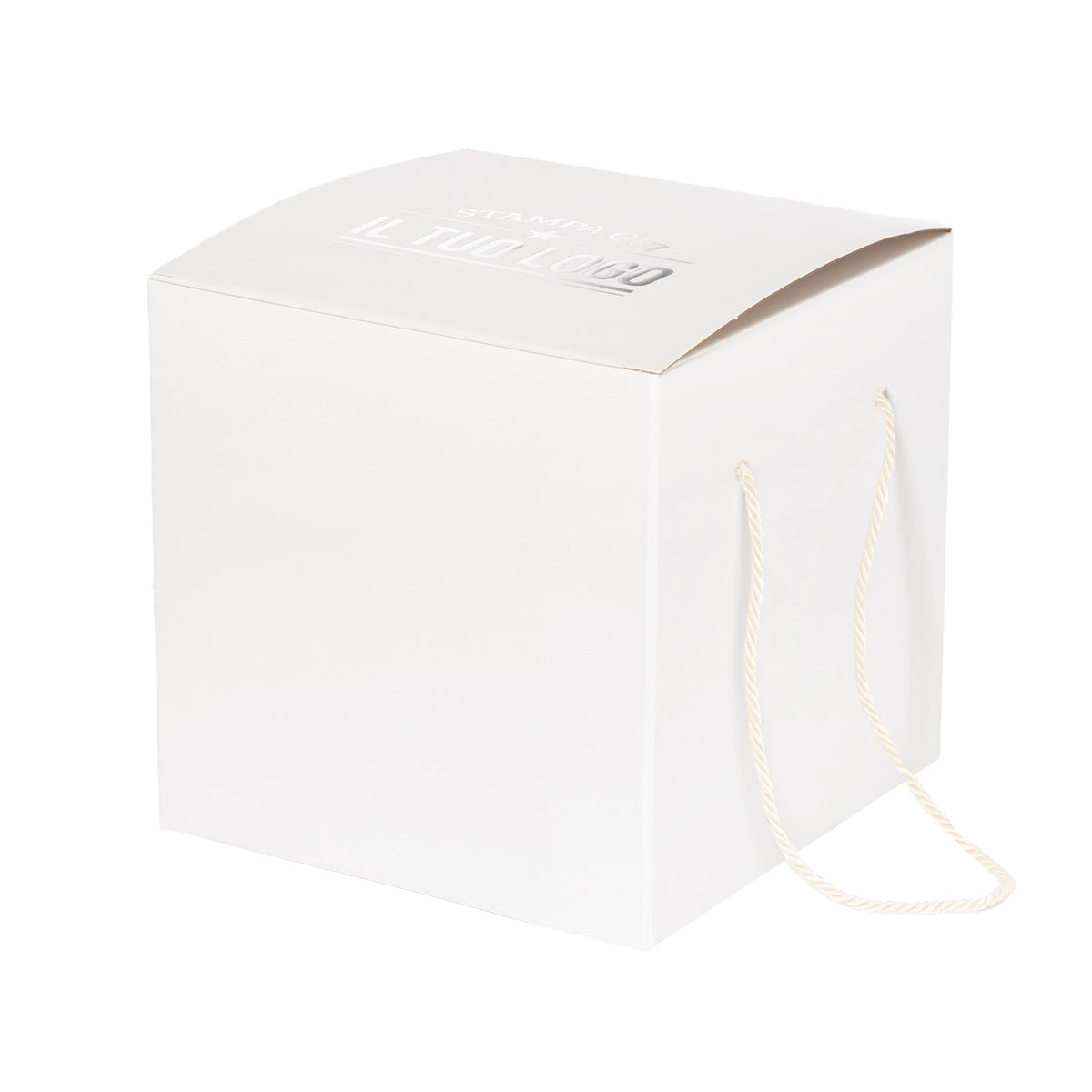 Boîte à panettone haute brillante 1 kg personnalisable