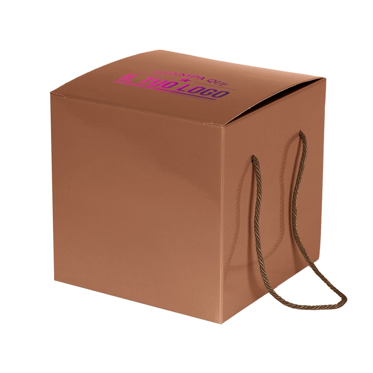 Porte-panettone brillant bas 1 kg personnalisable