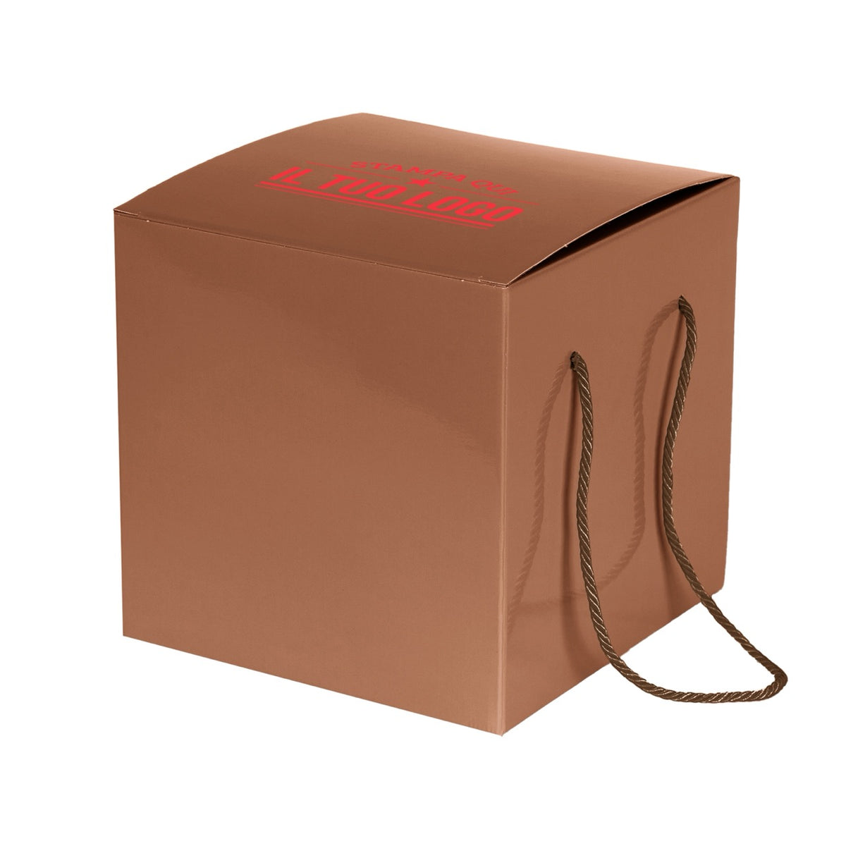 Porte-panettone brillant bas 1 kg personnalisable
