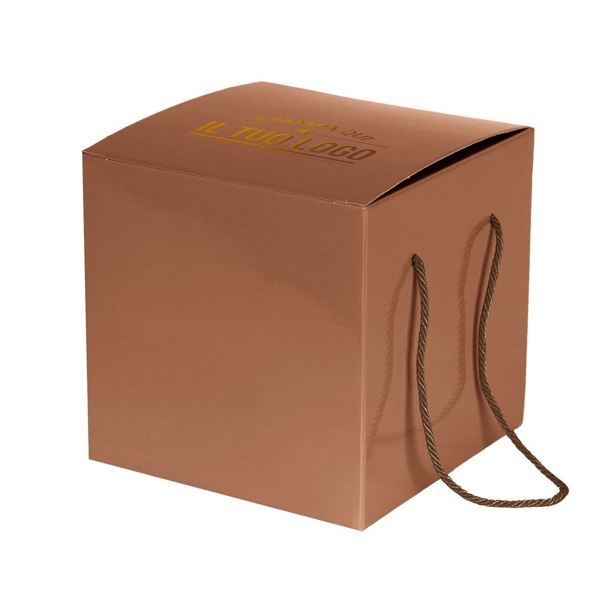 Porte-panettone brillant bas 1 kg personnalisable
