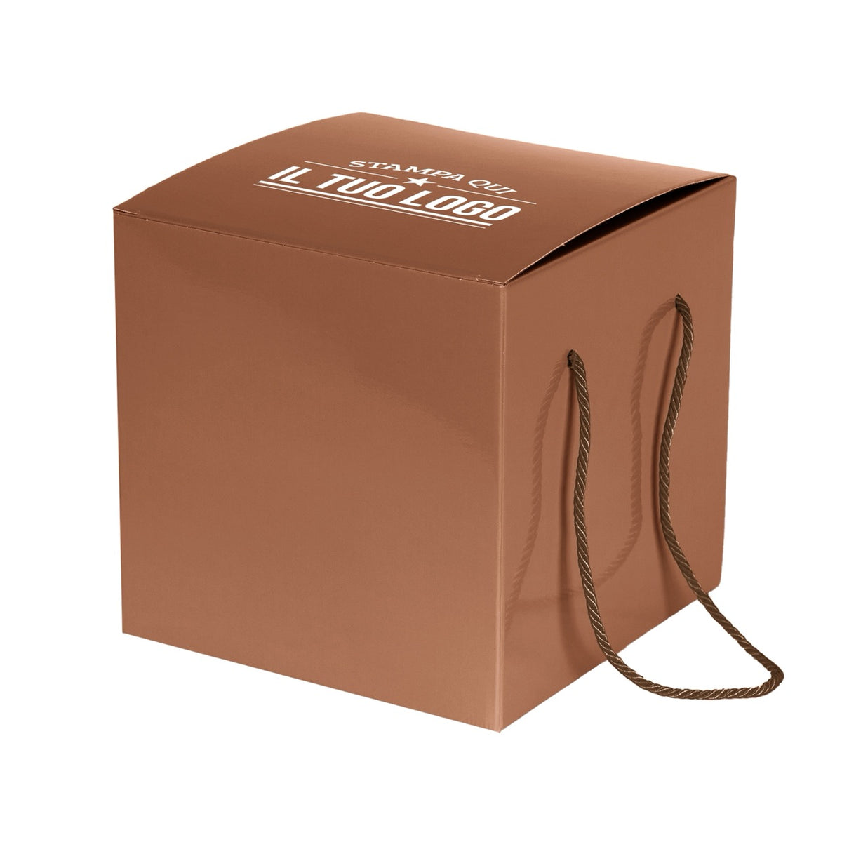 Porte-panettone brillant bas 1 kg personnalisable