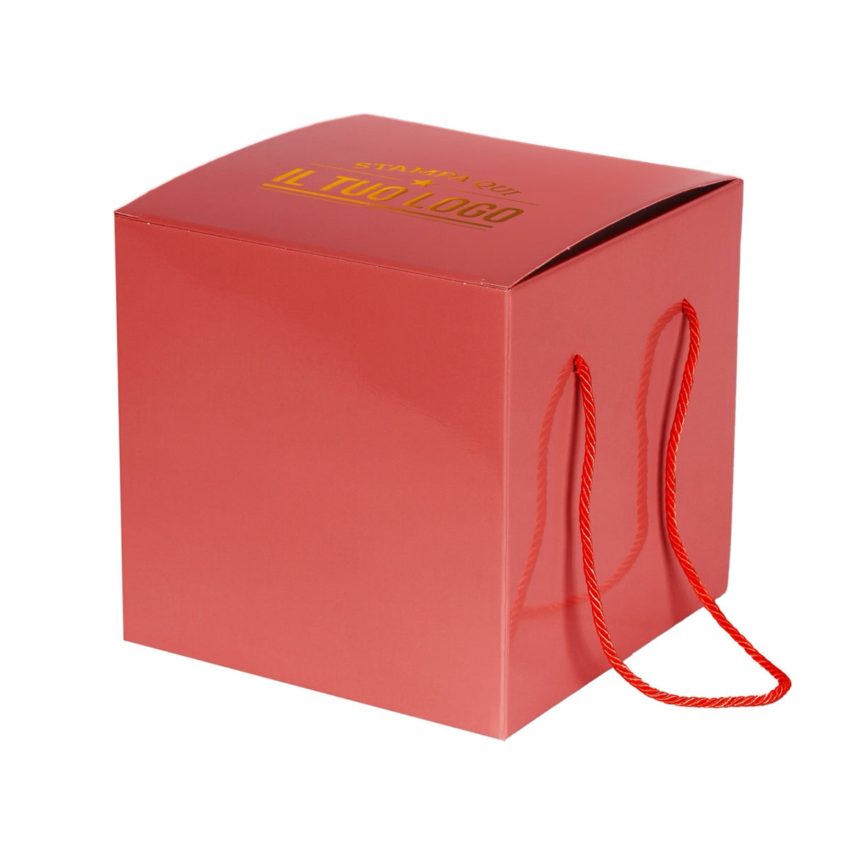 Porte-panettone brillant bas 1 kg personnalisable