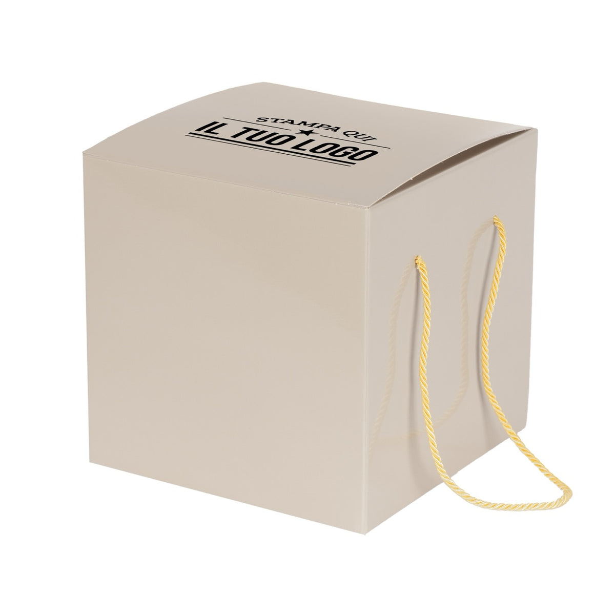 Porte-panettone brillant bas 1 kg personnalisable