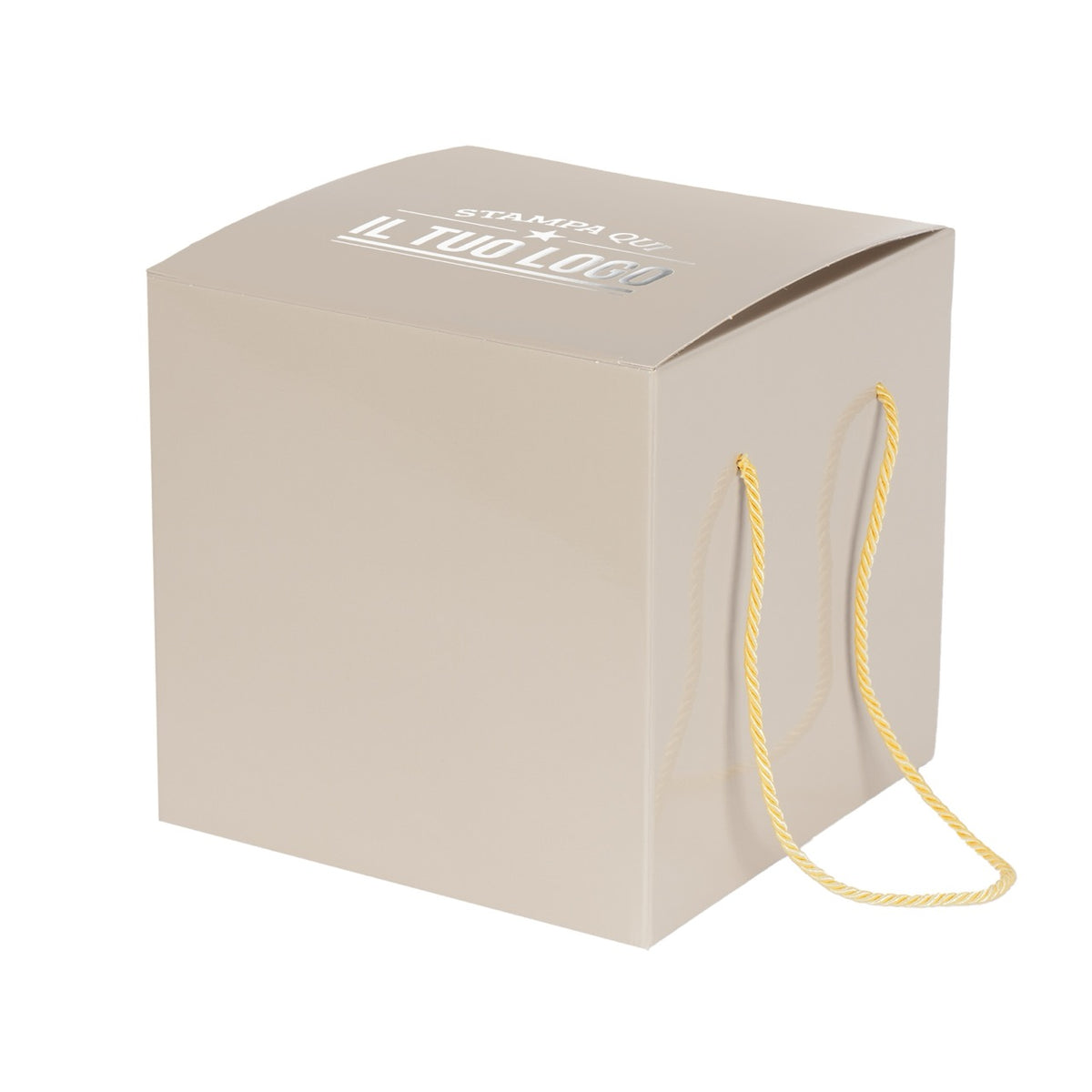Porte-panettone brillant bas 1 kg personnalisable