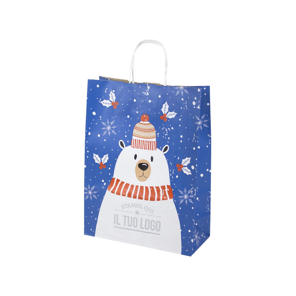Shopper carta Orsetto Natale Personalizzata