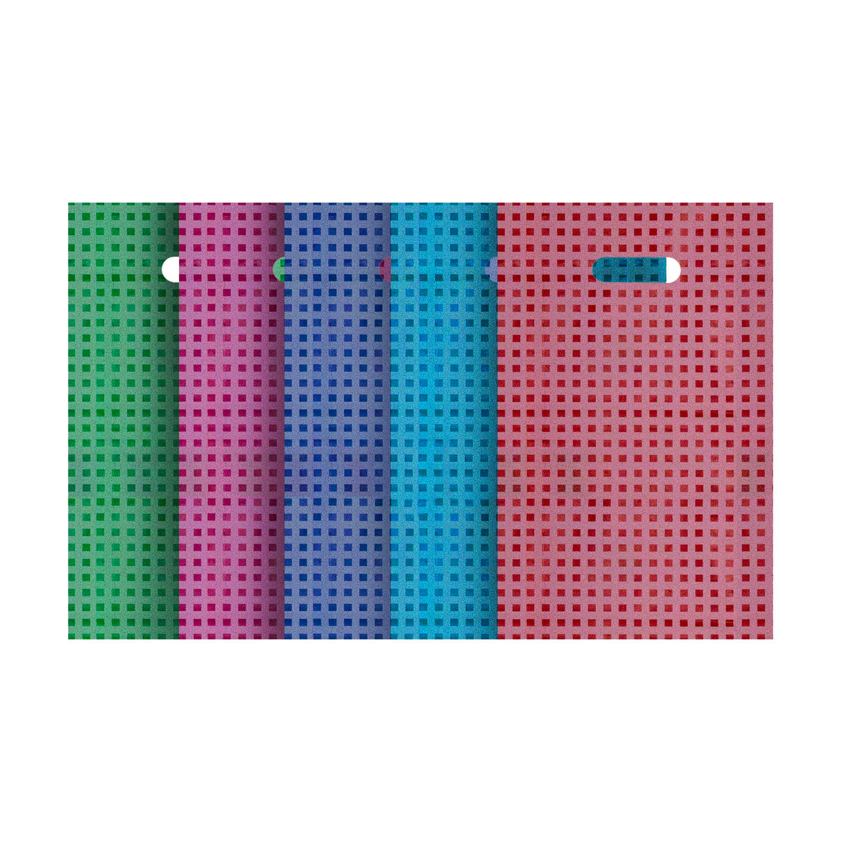 Shopper Plastica Quadretti