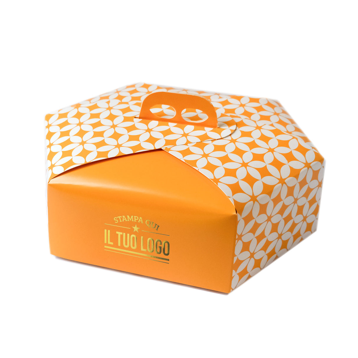 Scatole per Colomba Esagonale Personalizzata Fantasia Texture