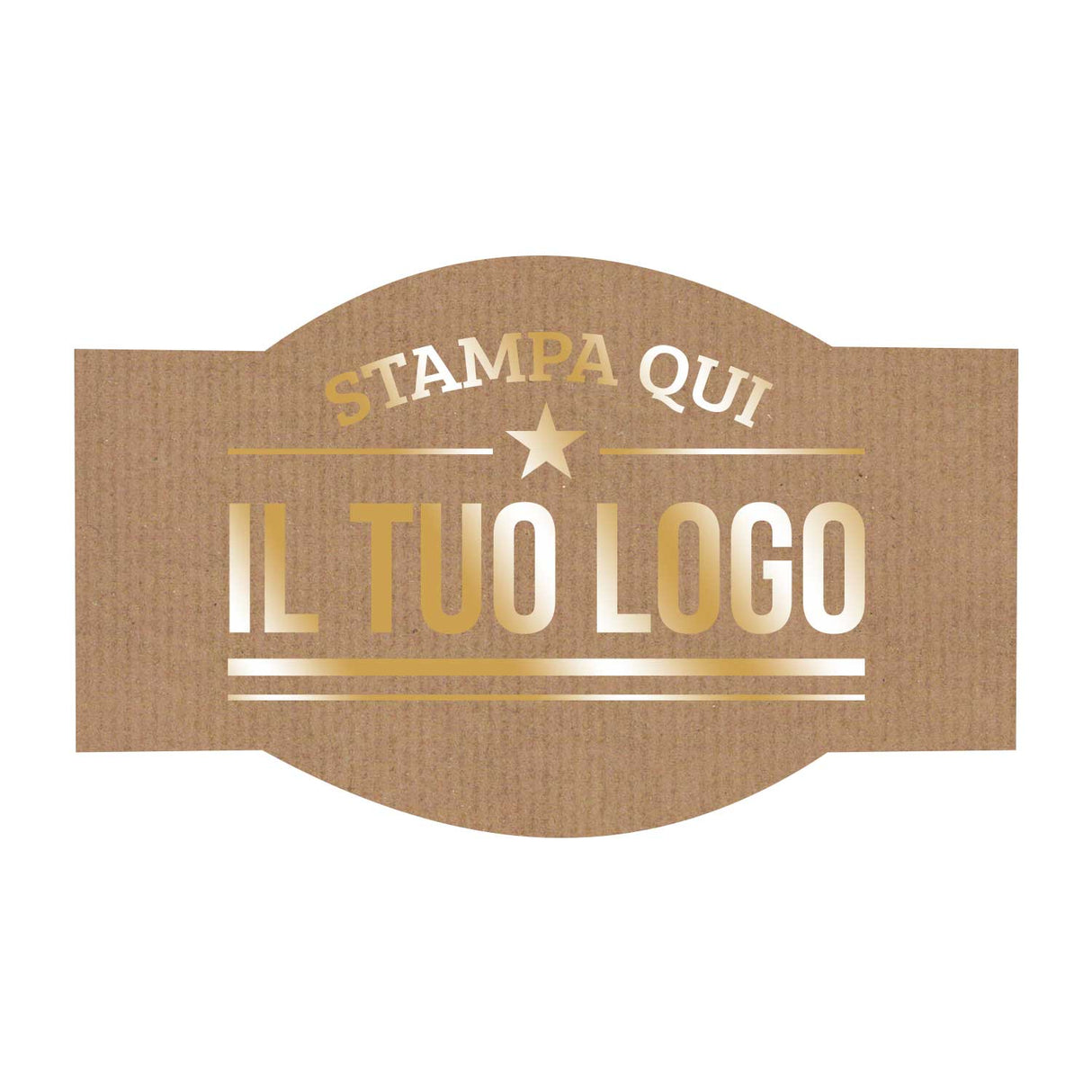 Etichette Adesive Sagomate Personalizzabili 6,5 cm x 4 cm