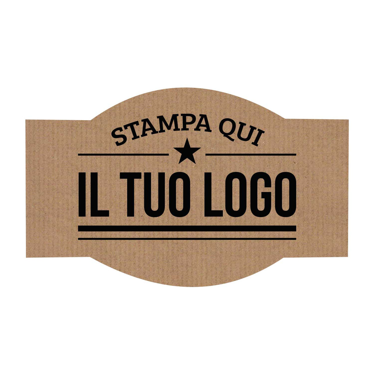 Etichette Adesive Sagomate Personalizzabili 6,5 cm x 4 cm