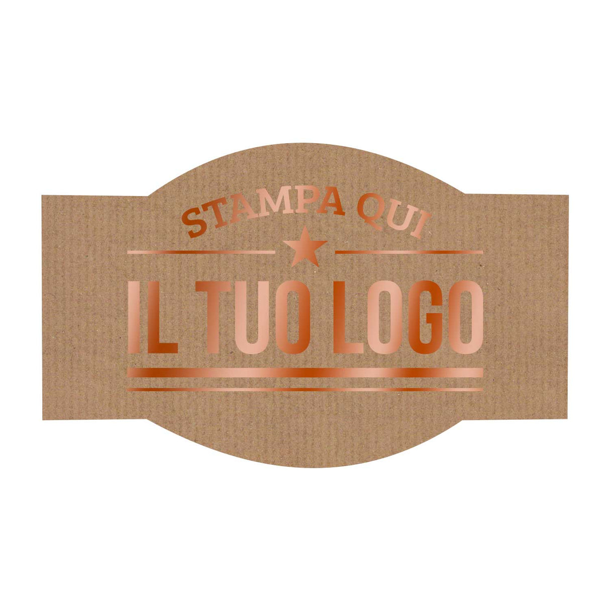 Etichette Adesive Sagomate Personalizzabili 6,5 cm x 4 cm